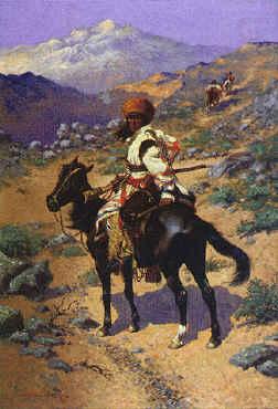 Frederick Remington Indian Trapper china oil painting image